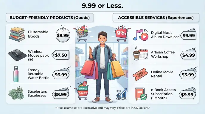 9.99 or less