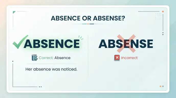 absence or absense