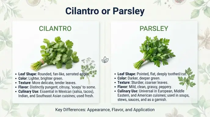 cilantro or parsley