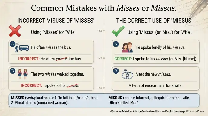 Common Mistakes with Misses or Missus