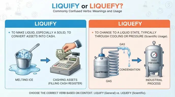 liquify or liquefy