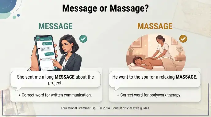 message or massage