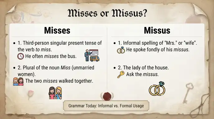 misses or missus