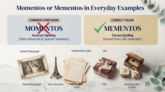 Momentos or Mementos in Everyday Examples