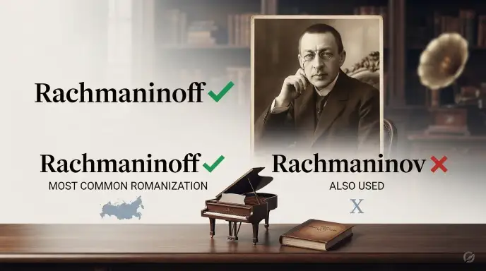 rachmaninoff or rachmaninov