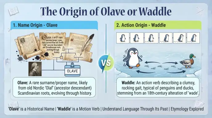 The Origin of Olave or Waddle