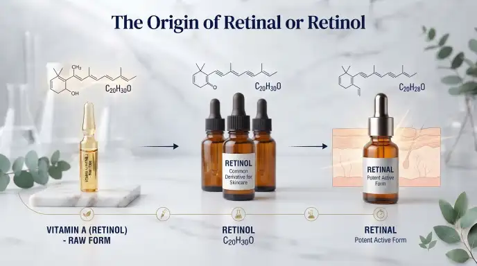 The Origin of Retinal or Retinol