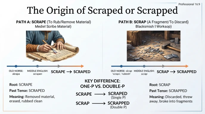 The Origin of Scraped or Scrapped