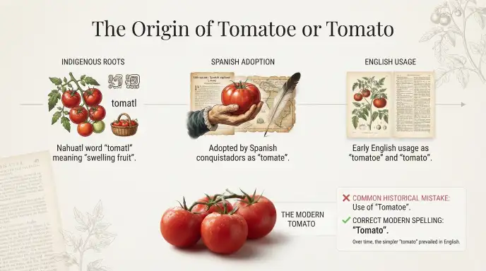 The Origin of Tomatoe or Tomato