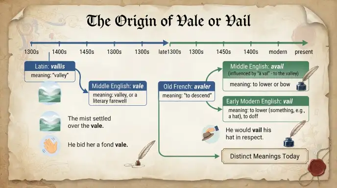 The Origin of Vale or Vail