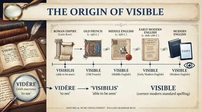 The Origin of Visible or Visible