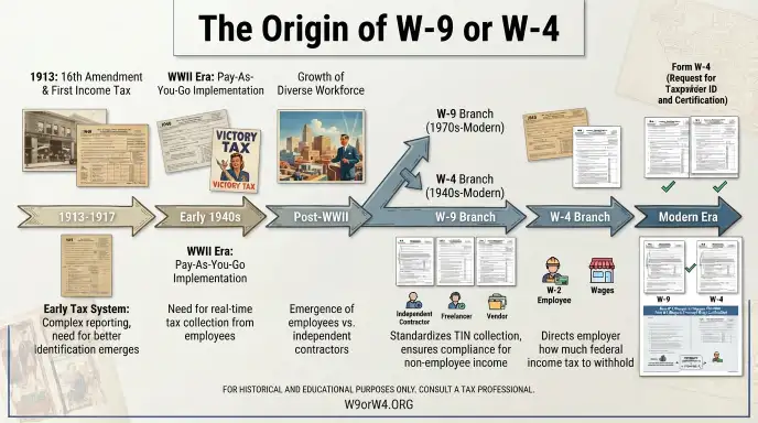 The Origin of W9 or W4