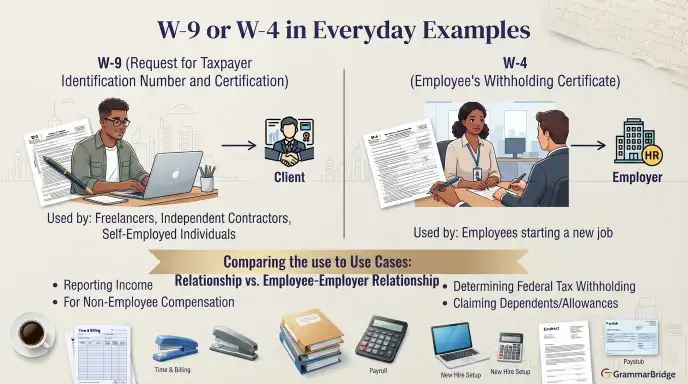 W9 or W4 in Everyday Examples