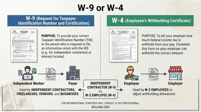 w9 or w4