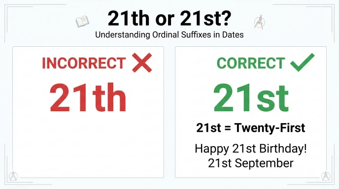 21th or 21st
