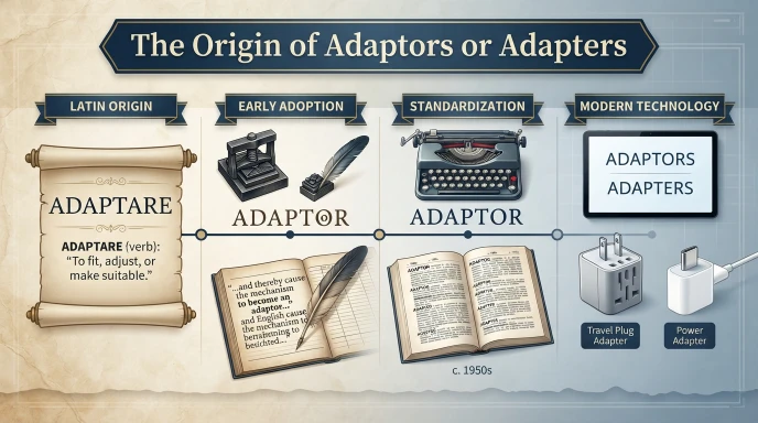 The Origin of Adaptors or Adapters