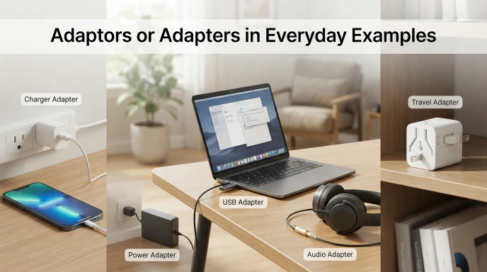 Adaptors or Adapters in Everyday Examples