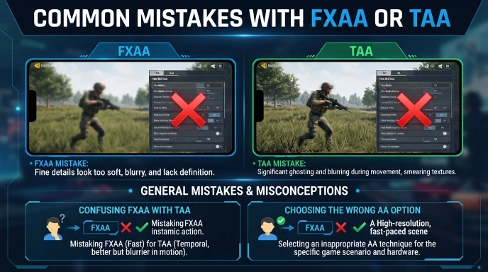 Common Mistakes with FXAA or TAA