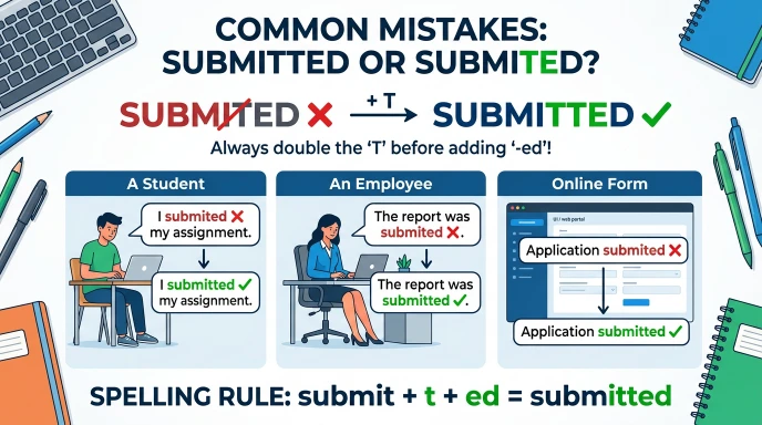 Common Mistakes with Submitted or Submitted