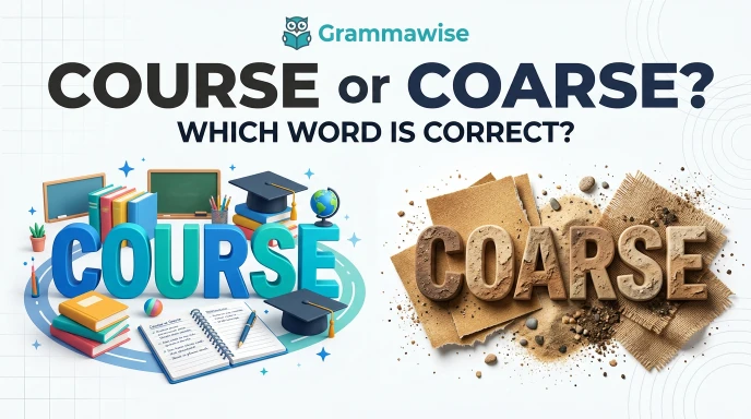 course or coarse