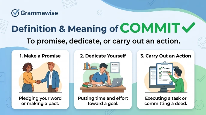 Definition and Meaning of Commit or Commit