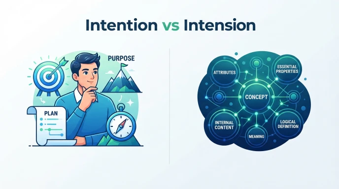 Intention or Intension