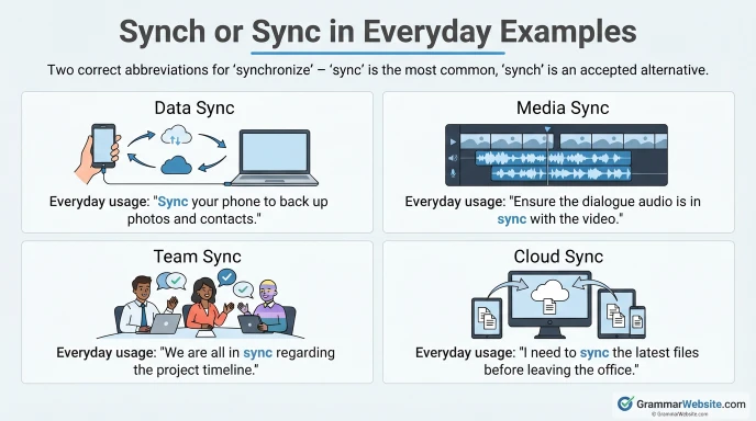 Sync or Sync in Everyday Examples