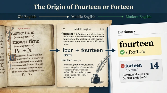 The Origin of Fourteen or Forteen