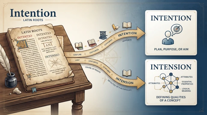 The Origin of Intention or Intension